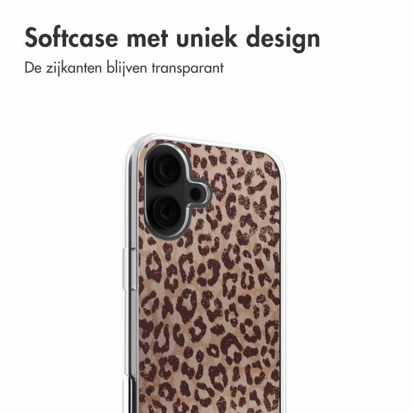 imoshion  Design hoesje iPhone 16 - Leopard Mood