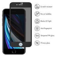 Accezz Tempered Glass Privacy Screen protector Apple iPhone SE (2022 / 2020)