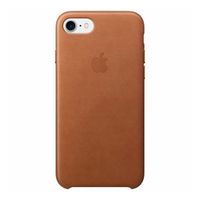 Apple Leather Backcover Apple iPhone SE (2022 / 2020) / 8 / 7 - Saddle Brown