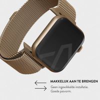 Burga Milanees bandje Apple Watch Series 1 t/m 10 / SE / Ultra (2) (44/45/46/49 mm) - Goud