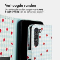 imoshion Design Bookcase Samsung Galaxy S23 - Cherry Check