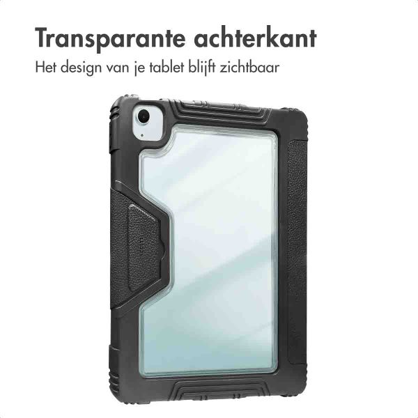 Accezz Rugged Trifold Bookcase Apple iPad Air 11 inch (2025) M3 / (2024) M2 / Air 5 (2022) / Air 4 (2020) - Zwart