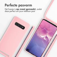 imoshion Siliconen hoesje met koord Samsung Galaxy S10 Plus - Roze