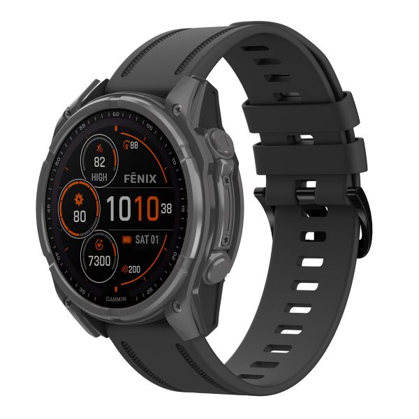 imoshion QuickFit® Line Siliconenbandje Garmin Watch | 20 mm aansluiting - Zwart