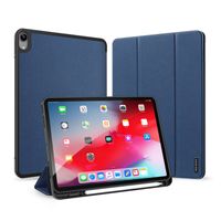 Dux Ducis Domo Bookcase iPad Air 11 inch (2025) M3 / (2024) M2 / Air 5 (2022) / Air 4 (2020) - Donkerblauw