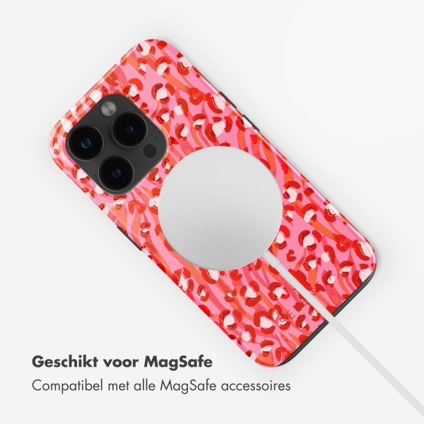 Selencia Vivid Tough Backcover met MagSafe iPhone 15 Pro Max - Wild Spots Lipstick