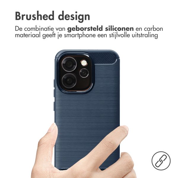 imoshion Brushed Backcover Oppo Reno15 Pro (5G) - Donkerblauw