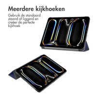imoshion Trifold Bookcase Apple iPad Pro 11 (2025) M5 / (2024) M4 - Donkerblauw
