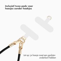 Selencia Universeel Polskoord met 2 haken - Zwart