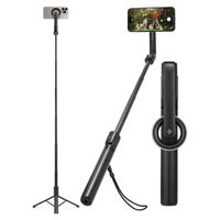 Spigen MagSafe Tripod Selfie Stick - met afstandsbediening - Universeel - 120CM - Zwart