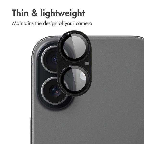 imoshion Camera Protector Glass 2-pack Apple iPhone 17 - Black