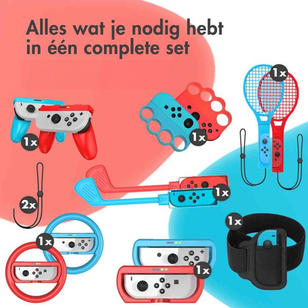 imoshion Nintendo Switch set - 15-delige accessoires set Nintendo Switch & Switch OLED
