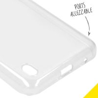 Accezz Clear Backcover Motorola Moto G8 Power Lite - Transparant