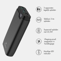imoshion Powerbank 20.000 mAh - 22,5W Snellader - USB-C / USB-A - Zwart