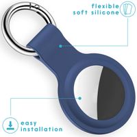 imoshion Liquid Silicone Keychain Case Apple AirTag - Blauw