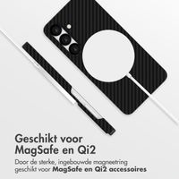 Accezz MagSafe Kevlar Backcover Samsung Galaxy S25 Plus - Zwart