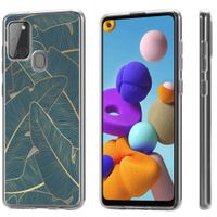 imoshion Design hoesje Samsung Galaxy A21s - Veren - Groen