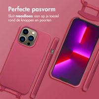 imoshion Color Backcover met afneembaar koord MagSafe Apple iPhone 13 Pro - Raspberry