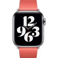 Apple Leather Band Modern Buckle Apple Watch | 38/40/41/42 mm - Size L - Pink Citrus