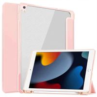 imoshion Trifold Hard Case Book Cover Apple iPad 9 (2021) 10.2 inch / iPad 8 (2020) 10.2 inch / iPad 7 (2019) 10.2 inch - Pink