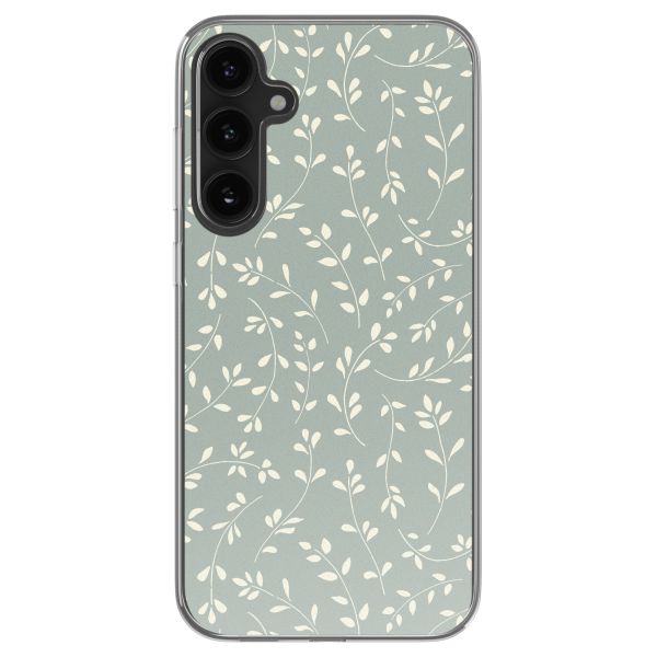 imoshion  Design hoesje Samsung Galaxy S23 FE - Smoke Green Flowers