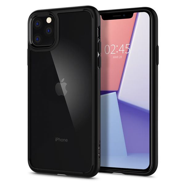 Spigen Ultra Hybrid Backcover Apple iPhone 11 Pro - Zwart