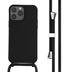 imoshion Silicone Case with Strap Apple iPhone 13 Pro Max - Black