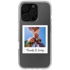 Gepersonaliseerd hoesje met polaroid iPhone 16 pro max - Transparant