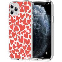 imoshion Design hoesje iPhone 11 Pro - Hartjes - Rood