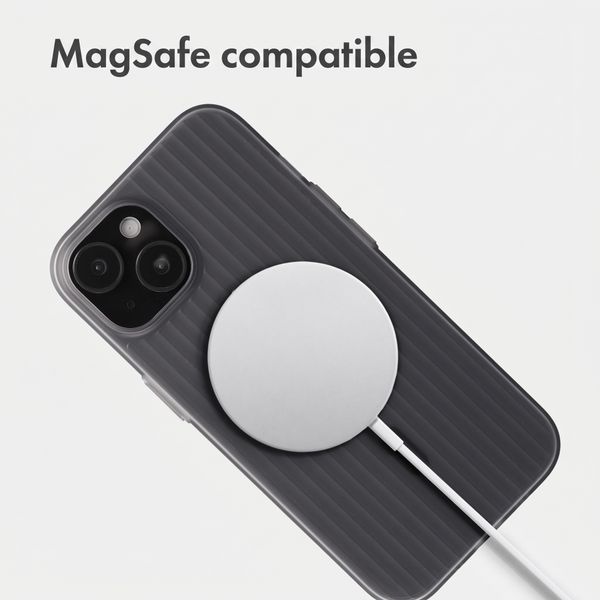 Accezz Lite Case with MagSafe | Fluted | Apple iPhone 15 - Grey
