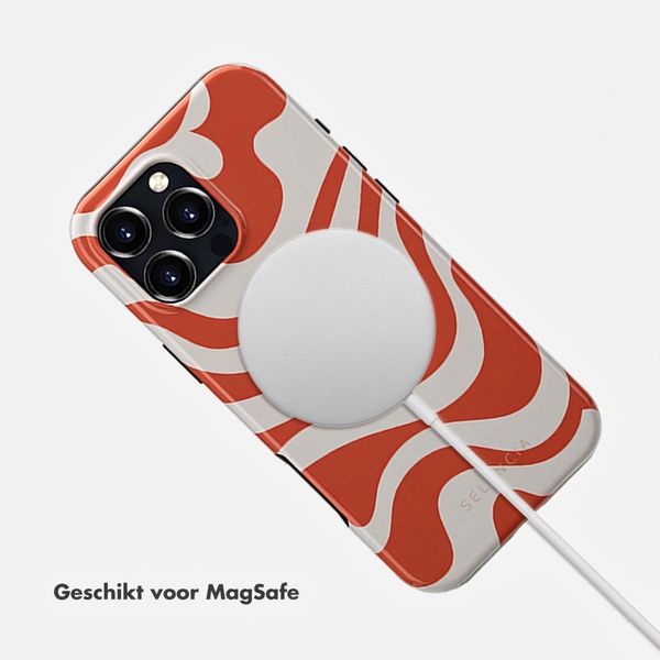 Selencia Vivid Backcover met MagSafe Apple iPhone 16 Pro Max - Dream Swirl Orange