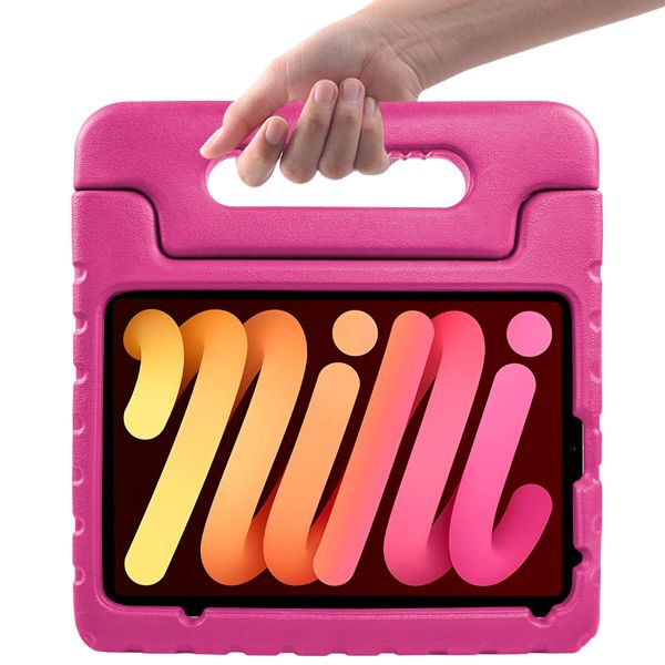 imoshion Kidsproof Backcover met handvat iPad Mini 7 (2024) / iPad Mini 6 (2021) - Roze