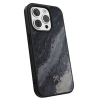 Woodcessories Bumper Case MagSafe iPhone 15 Pro - Stone Camo Gray Black