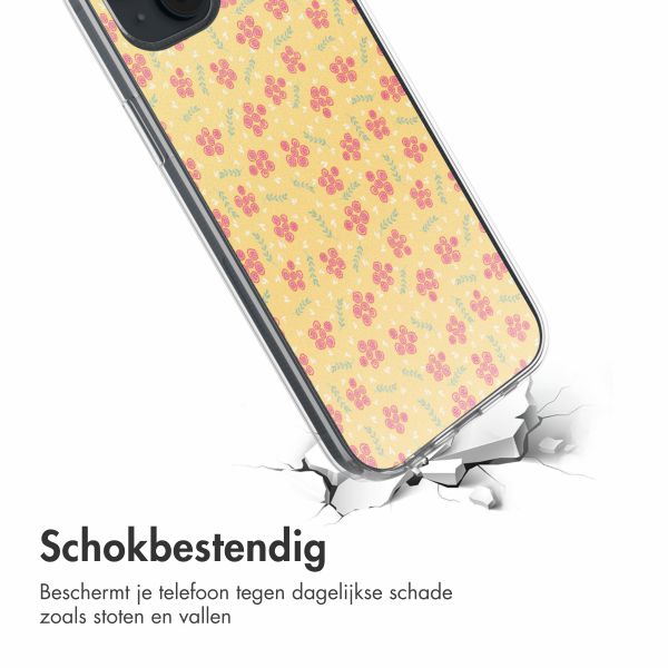 imoshion  Design hoesje iPhone 14 - Sunny Yellow Petite Flowers