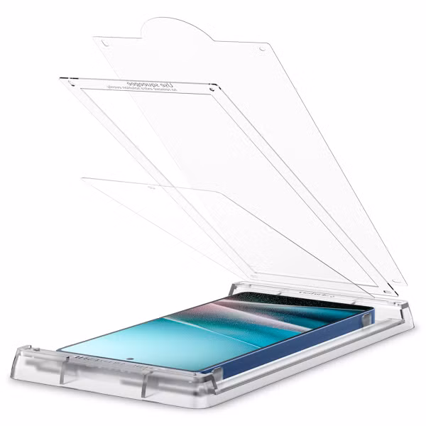 Spigen EliteShield EZ Fit met installatietray - 1 pack Samsung Galaxy S25 Ultra