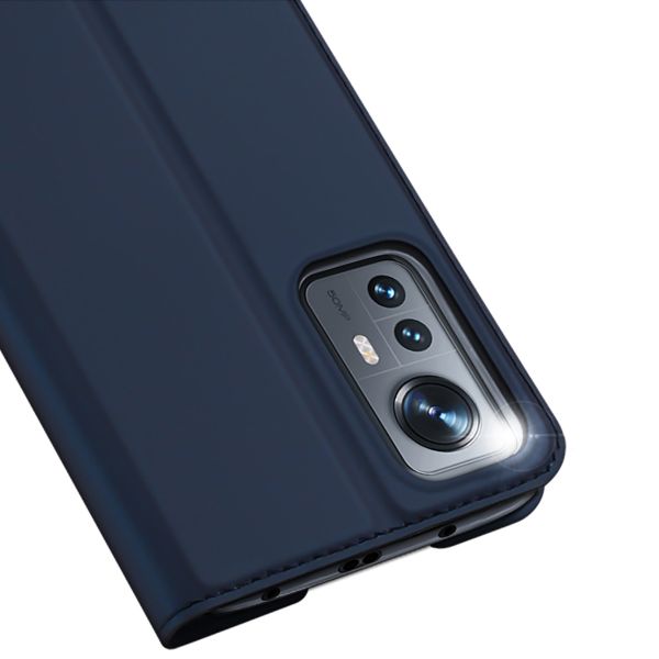 Dux Ducis Slim Softcase Bookcase Xiaomi 12 Lite - Donkerblauw