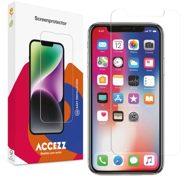 Accezz Gehard Glas Screenprotector Apple iPhone 11 Pro / Xs / X