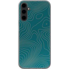 imoshion Design hoesje Samsung Galaxy A14 (5G/4G) - Topo Turquoise