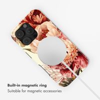 Selencia Vivid Back Cover with MagSafe Apple iPhone 16 Pro - Vintage Peony