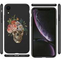 imoshion Design hoesje iPhone Xr - Doodshoofd - Multicolor