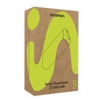 imoshion Powerbank 27.000 mAh - Quick Charge en Power Delivery - Zwart