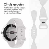 imoshion Siliconen⁺ bandje Google Pixel Watch 3 / 4 (45 mm) - Maat S - Wit