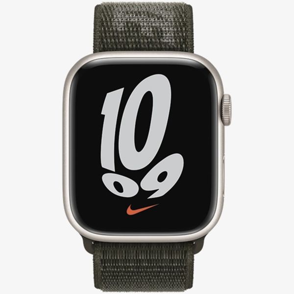 Apple Nike Sport Loop Band Apple Watch Series 1 t/m 11 / SE / Ultra (44/45/46/49 mm) - Cargo Khaki