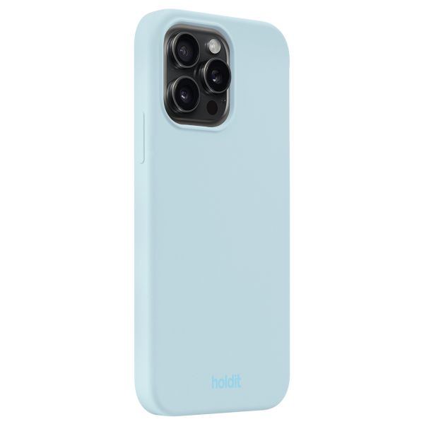 Holdit Silicone Case Apple iPhone 14 Pro Max - Mineral Blue