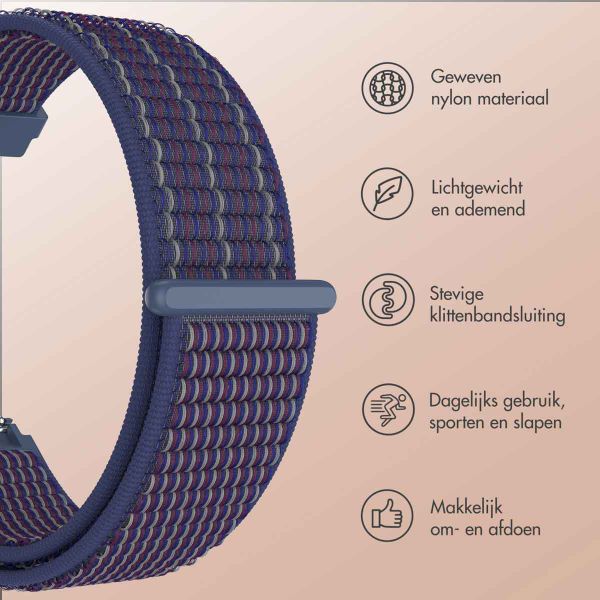 imoshion Nylon bandje klittenband - Universeel 20 mm aansluiting - Indigo