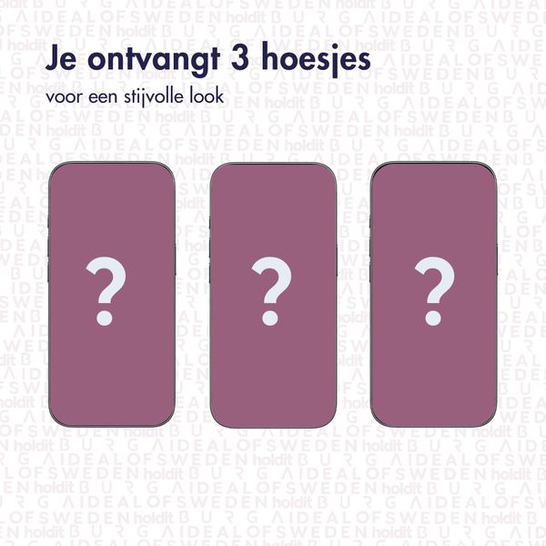 Mystery Box 2 | Drie telefoonhoesjes Apple iPhone 17 - Fris en Vrolijk