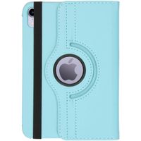 imoshion 360° draaibare Bookcase iPad Mini 7 (2024) / iPad Mini 6 (2021) - Turquoise