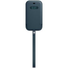 Apple Leather Sleeve MagSafe Apple iPhone 12 (Pro) - Baltic Blue