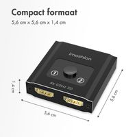 imoshion HDMI switch - 2-in-1-uit / 1-in-2-uit - 4K 60Hz