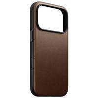 Nomad Modern Leather Case met MagSafe Apple iPhone 18 Pro / 17 Pro - Brown